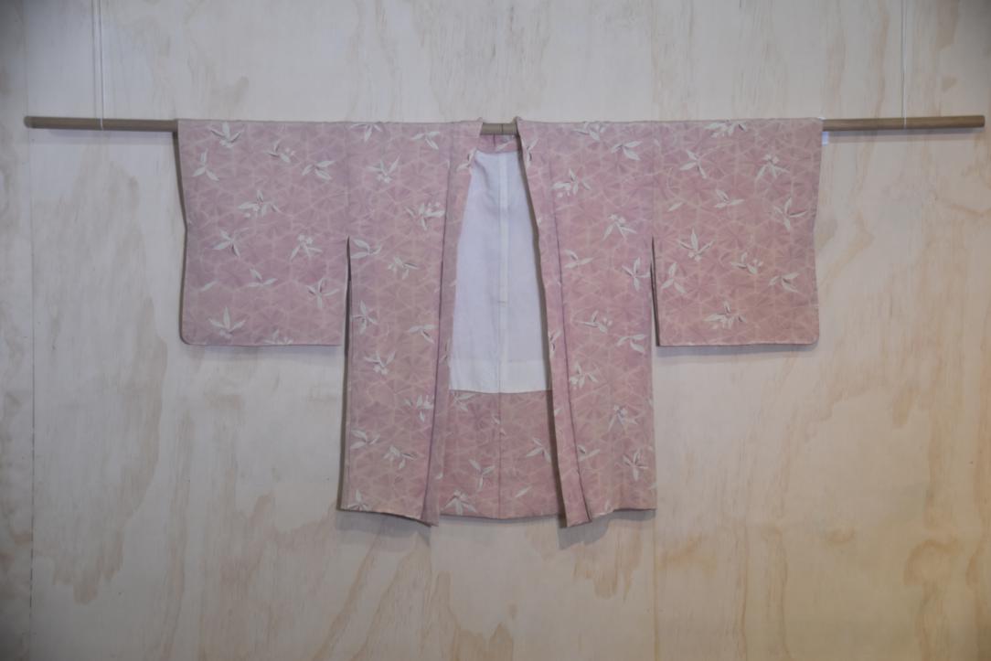 Soft Pink Vintage Haori Jacket - Image 6