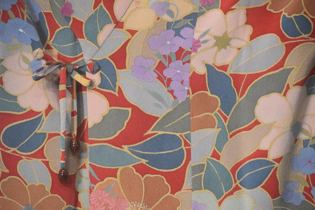 Madam Butterfly Silk Vintage Japanese Haori Jacket - Image 6