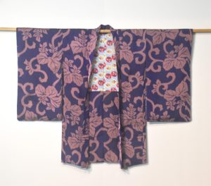 Silk Meisen Ikat Vintage Haori Jacket