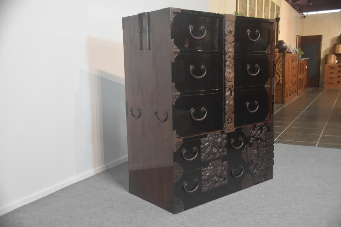 Shonai Antique Clothing Chest Width:880mm - Image 4