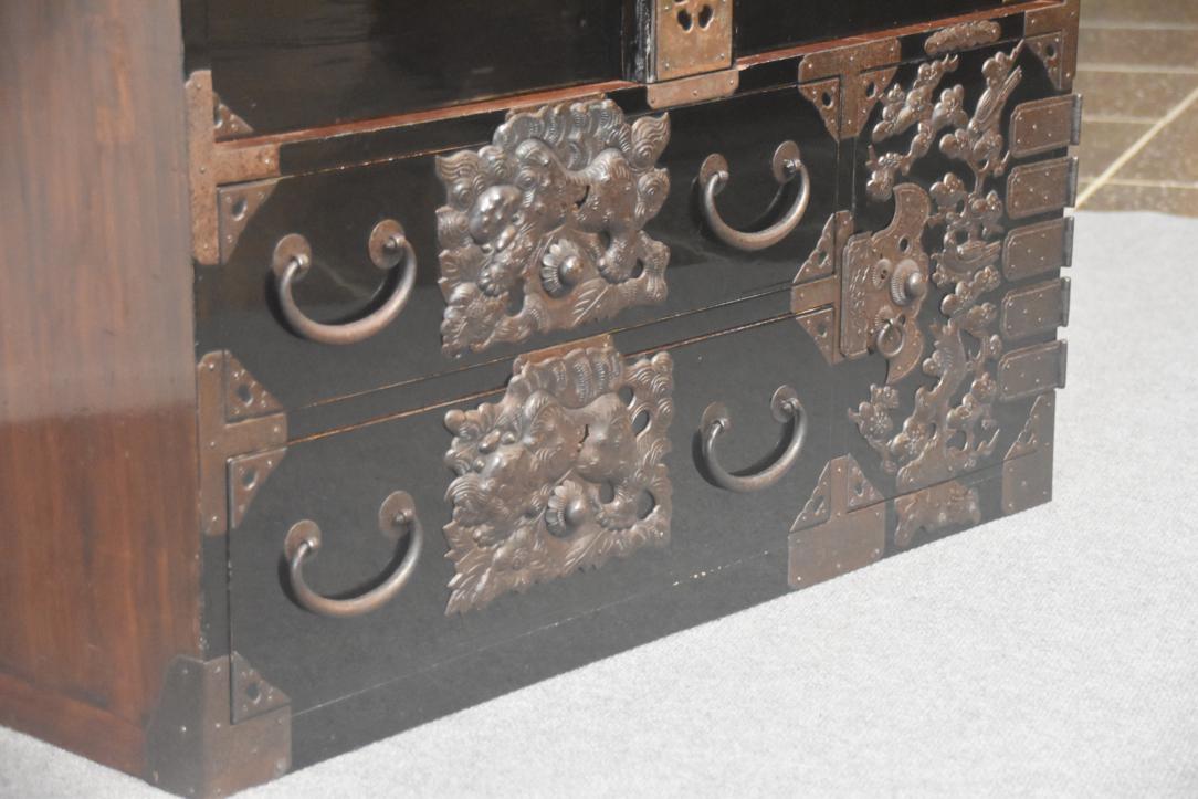 Shonai Antique Clothing Chest Width:880mm - Image 17