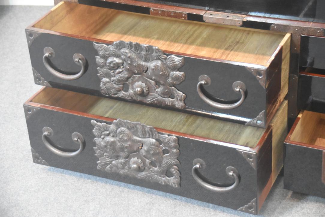 Shonai Antique Clothing Chest Width:880mm - Image 13