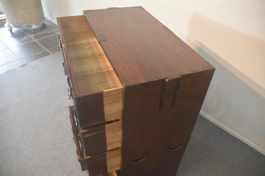 Shonai Antique Clothing Chest Width:880mm - Image 8