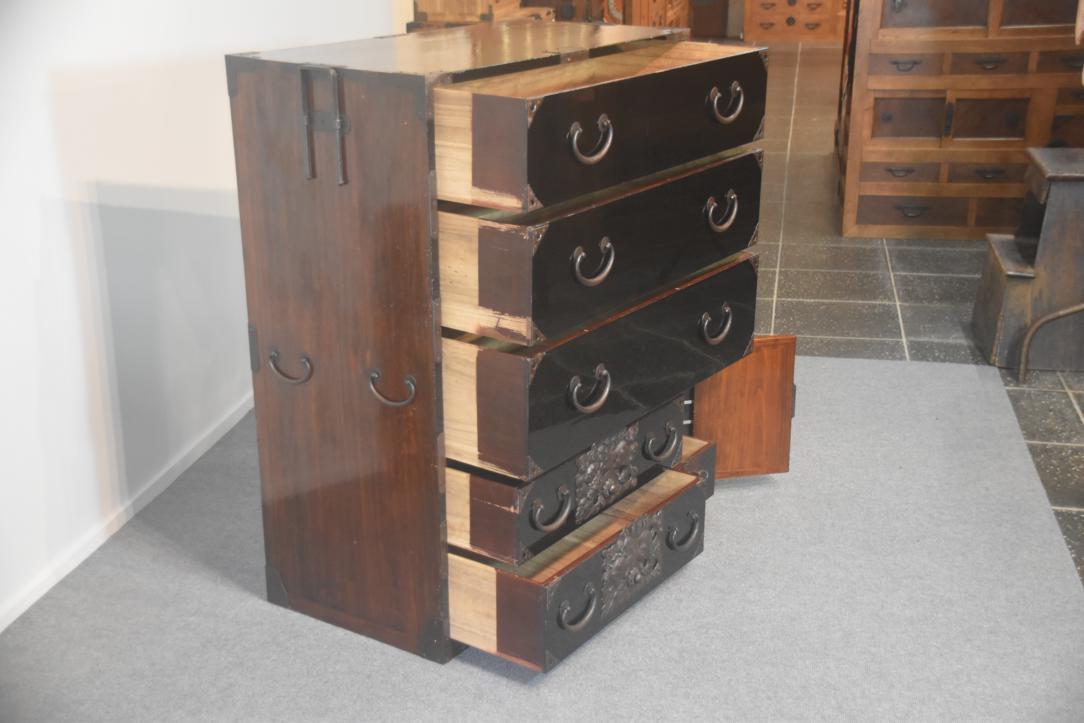 Shonai Antique Clothing Chest Width:880mm - Image 11