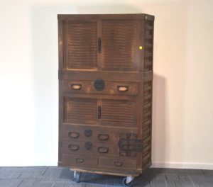 Double Gifu Region Merchants Chest Width:965mm