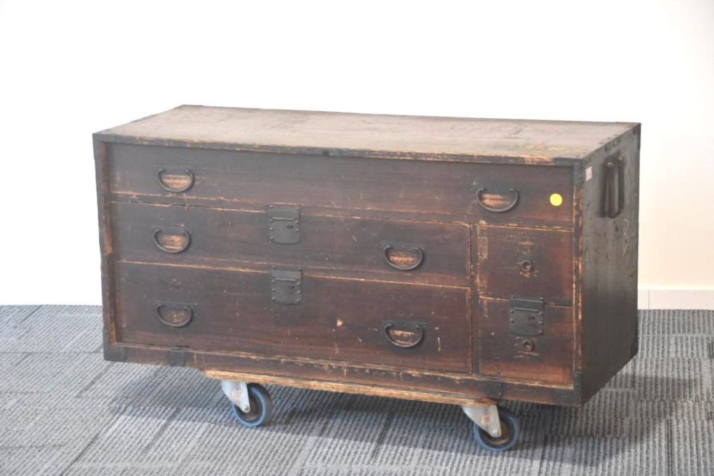 Japanese Antique Sword Chest Katana Dansu Width:1040mm