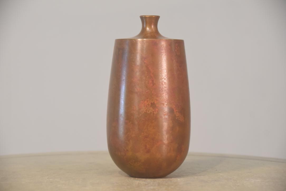 Japanese Murashido Bronze Vase Height:180mm - Image 7