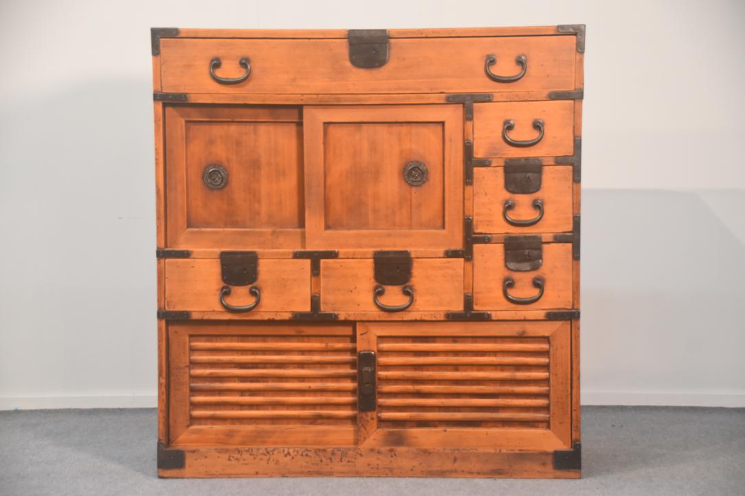 Meiji Period Osaka Region Merchant Chest Width:895mm - Image 13