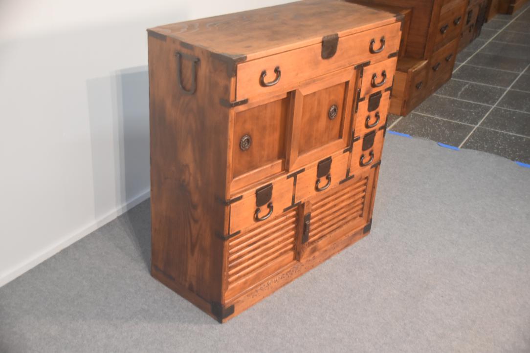 Meiji Period Osaka Region Merchant Chest Width:895mm - Image 9