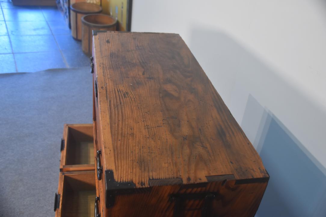 Meiji Period Osaka Region Merchant Chest Width:895mm - Image 6