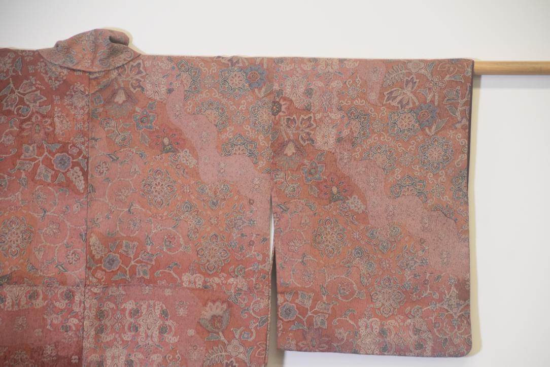 Persian Tones Japanese Silk Kimono - Image 4