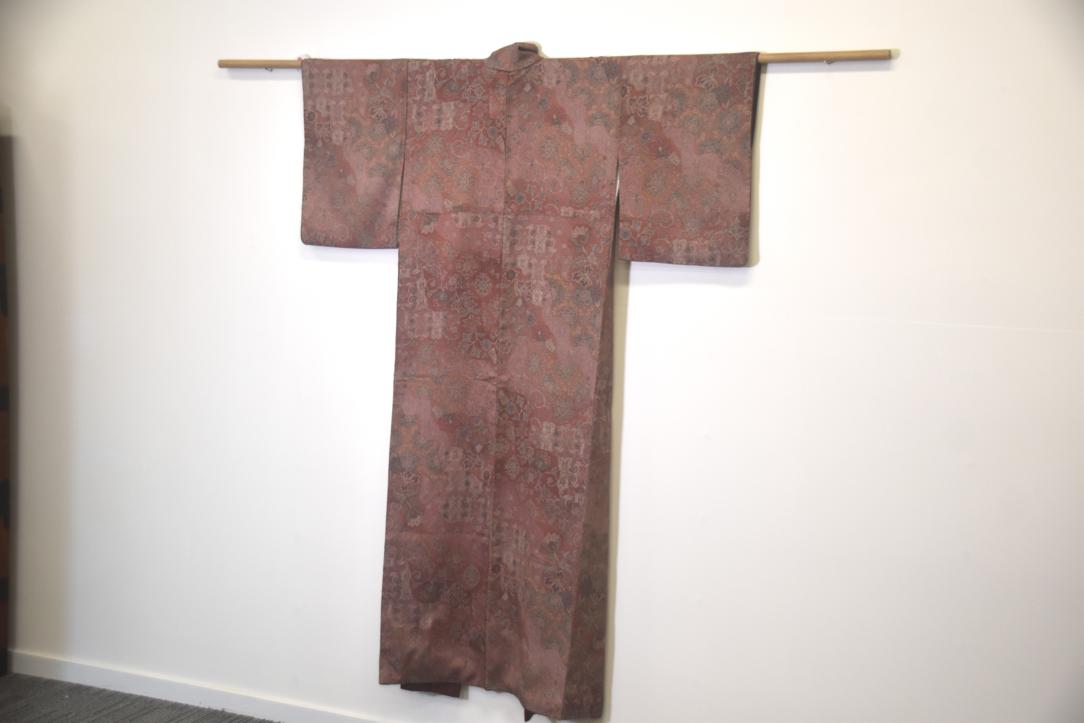 Persian Tones Japanese Silk Kimono - Image 3