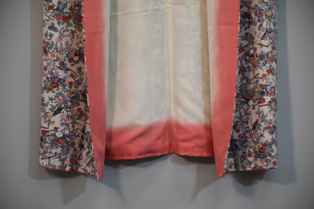 Spring Surprise Japanese Silk Kimono - Image 8