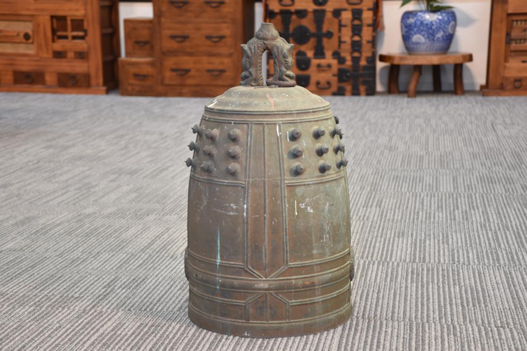 Cast Bronze Temple Hanging Bell Circa:1947 Height:650mm - Image 7