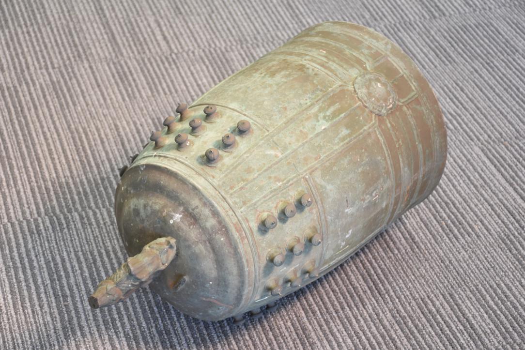 Cast Bronze Temple Hanging Bell Circa:1947 Height:650mm - Image 3