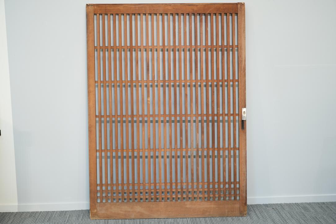 Japanese Timber Slatted Door Width:1300mm - Image 4