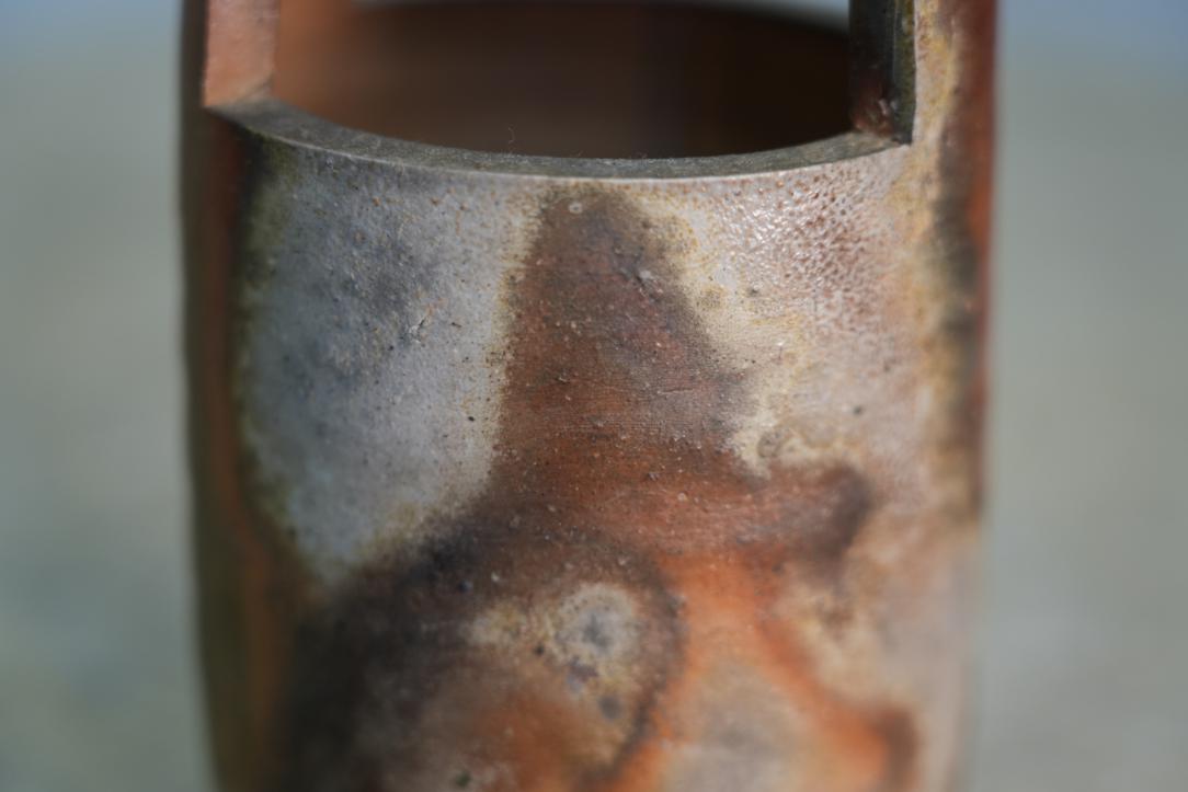 Japanese Bizen Pottery Vase with Box Height:205mm