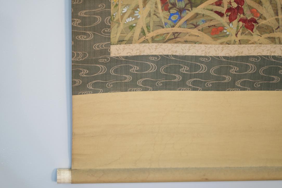Japanese Rimpa School Scroll Height:1930mm - Image 8