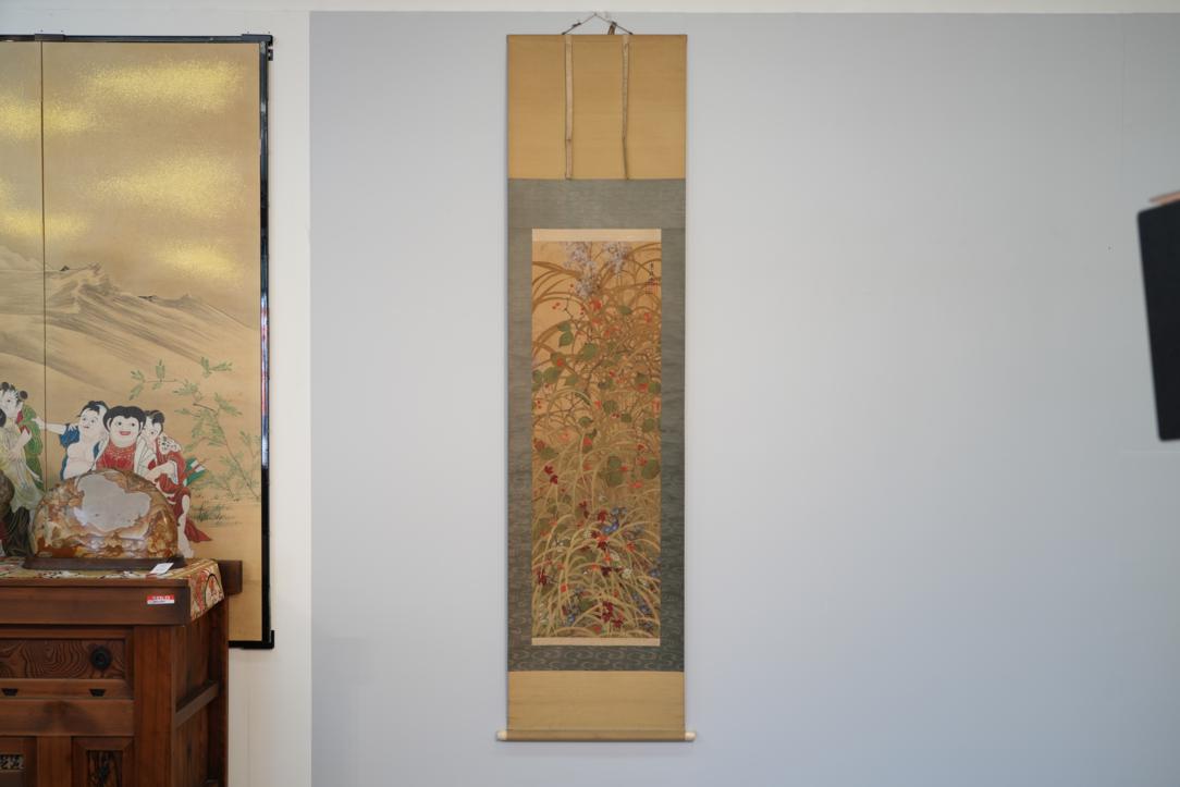 Japanese Rimpa School Scroll Height:1930mm - Image 3