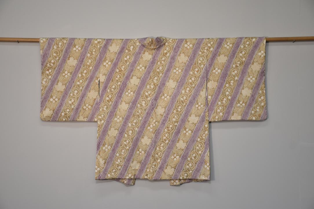 Japanese Vintage Silk Shibori Haori c;1950-70's