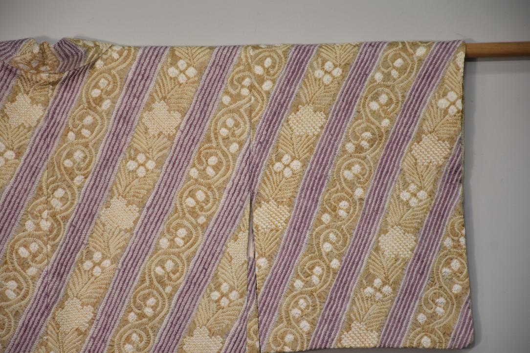Japanese Vintage Silk Shibori Haori c;1950-70's