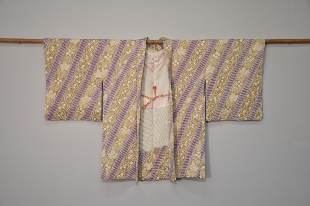 Japanese Vintage Silk Shibori Haori c;1950-70's