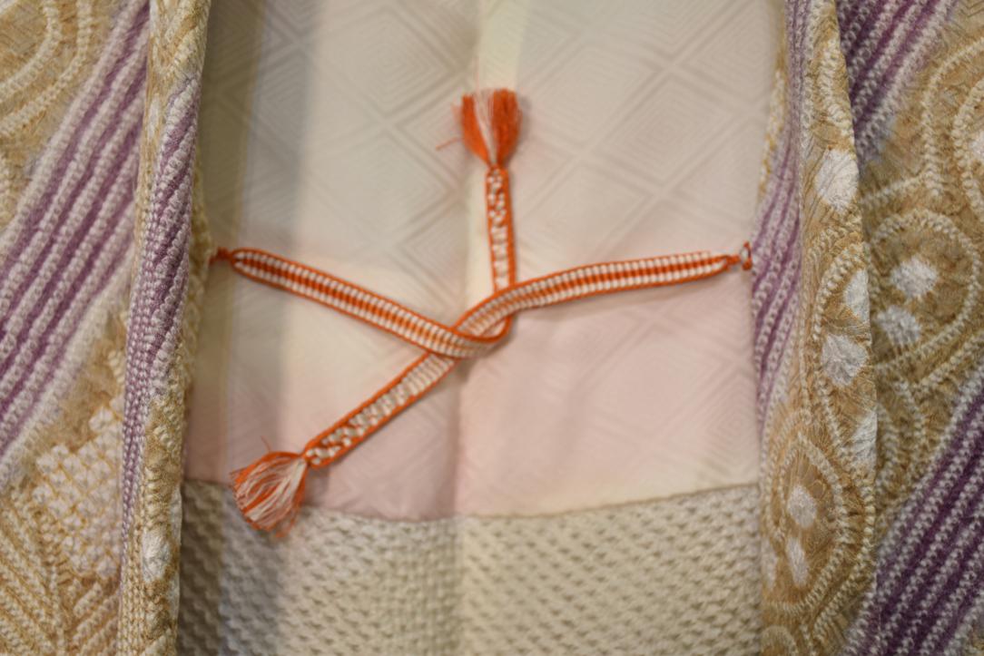 Japanese Vintage Silk Shibori Haori c;1950-70's