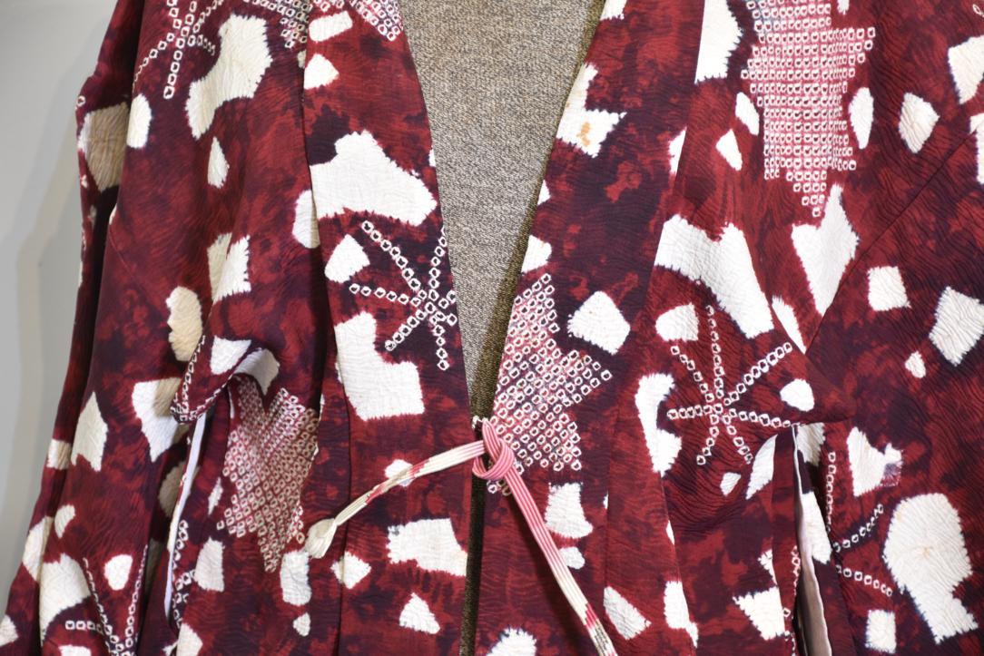 Japanese Vintage Silk Shibori Haori