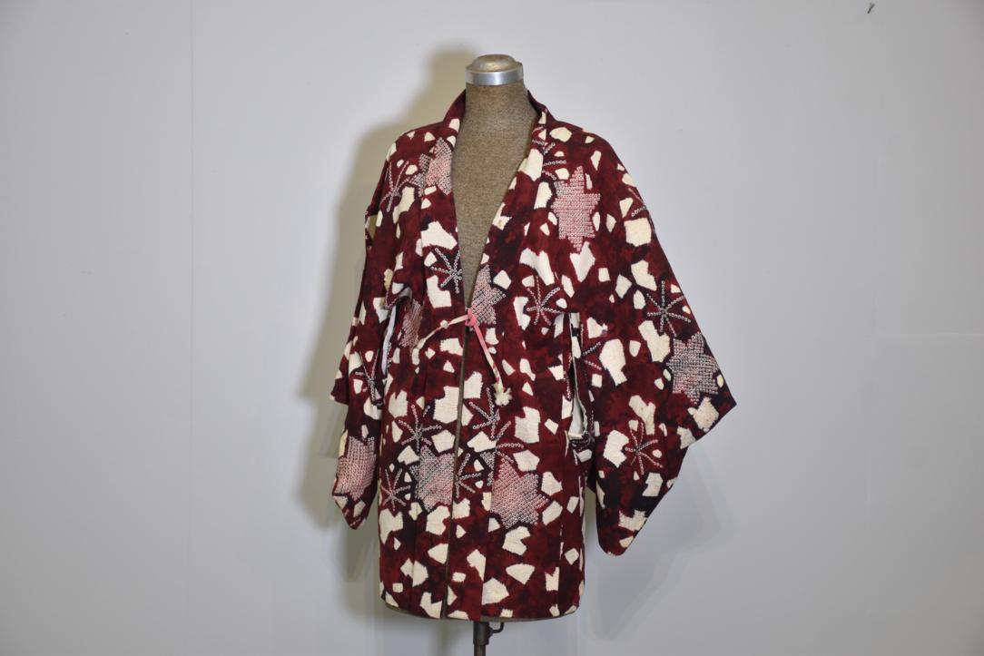 Japanese Vintage Silk Shibori Haori