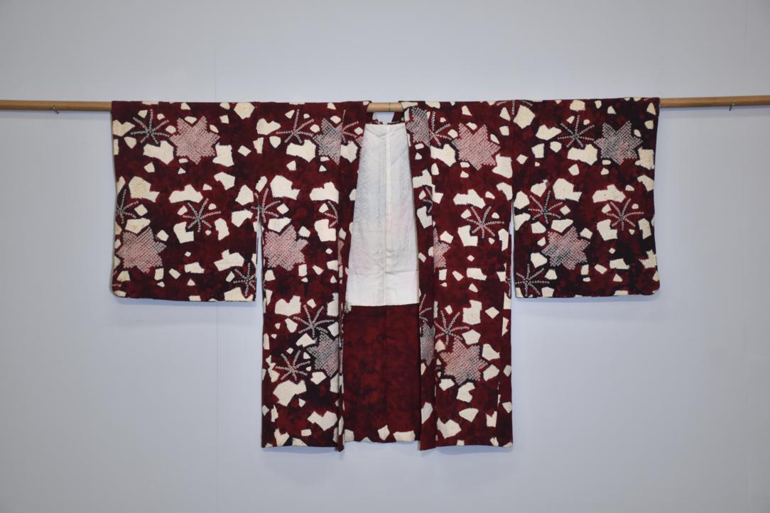 Japanese Vintage Silk Shibori Haori