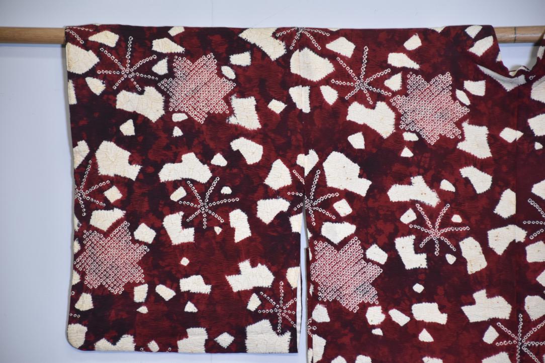Japanese Vintage Silk Shibori Haori