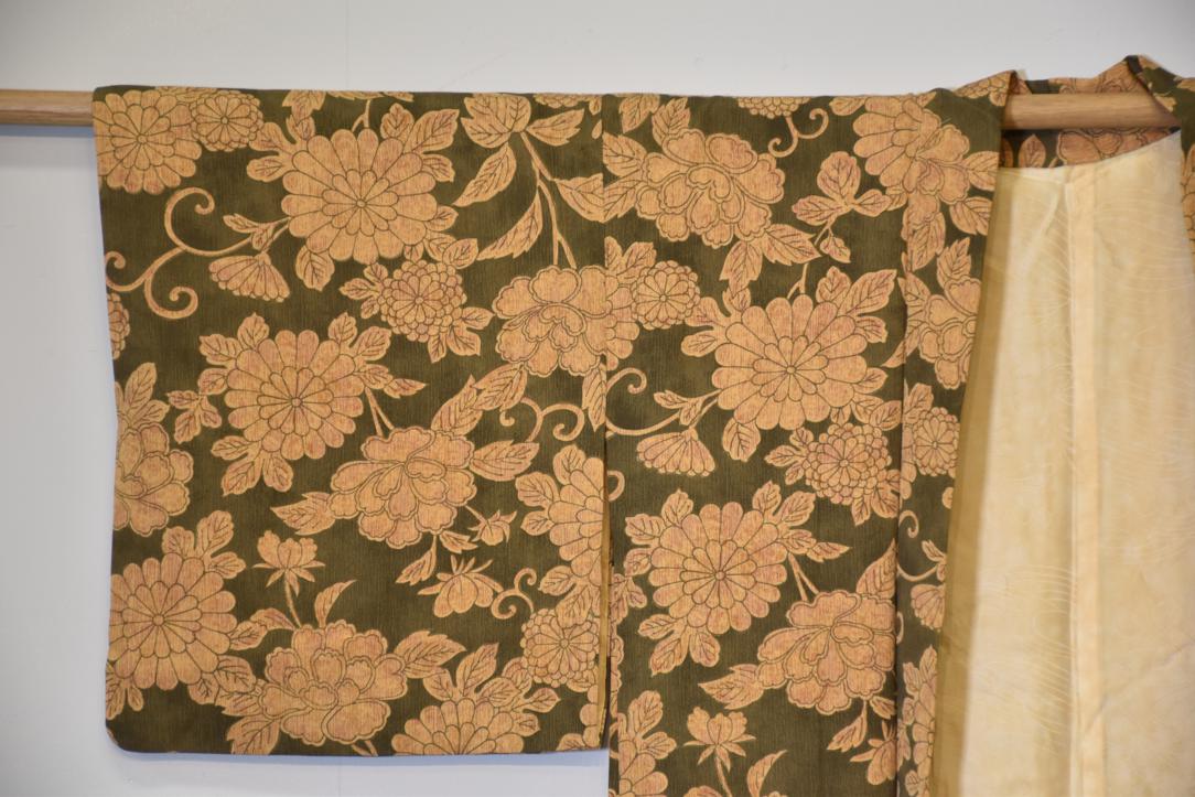 Flower Power Japanese Silk Vintage Haori Jacket - Image 3