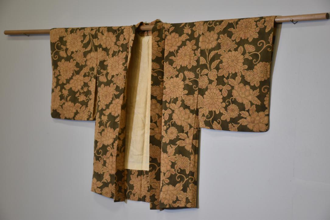 Flower Power Japanese Silk Vintage Haori Jacket - Image 5