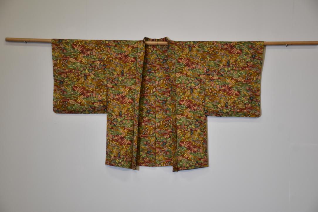 Nature Wonderland Silk Vintage Haori Jacket