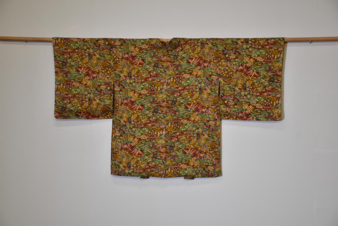 Nature Wonderland Silk Vintage Haori Jacket - Image 6