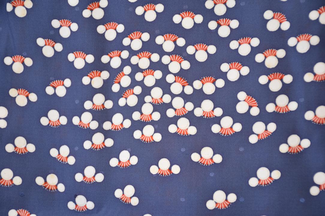 Rich Blue Silk Vintage Haori Jacket - Image 2