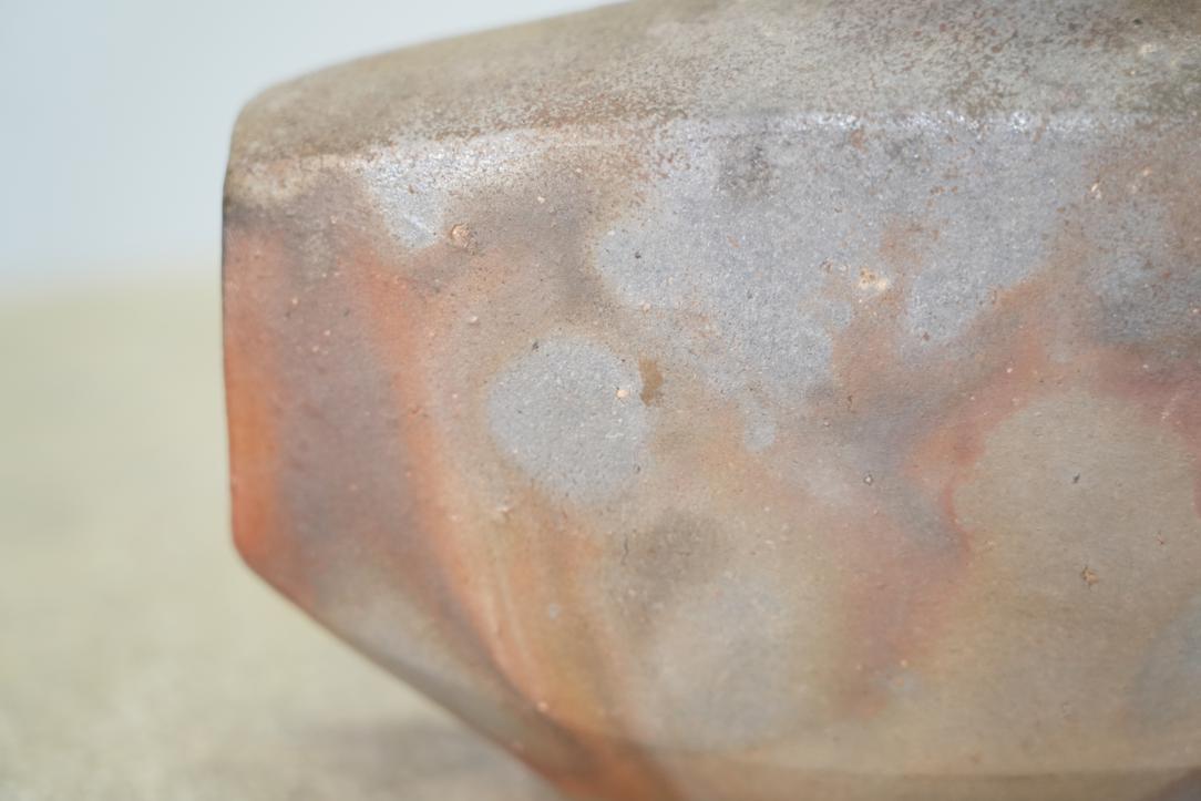 Japanese Bizen Pottery Vase with a Box Width:215mm - Image 2