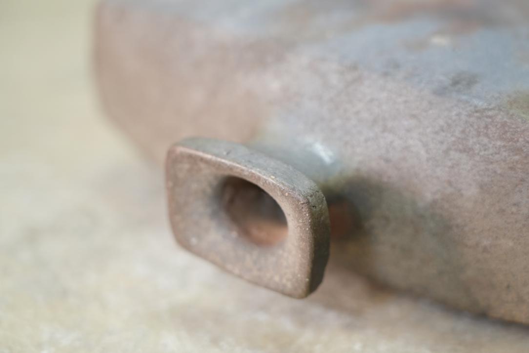 Japanese Bizen Pottery Vase with a Box Width:215mm - Image 4