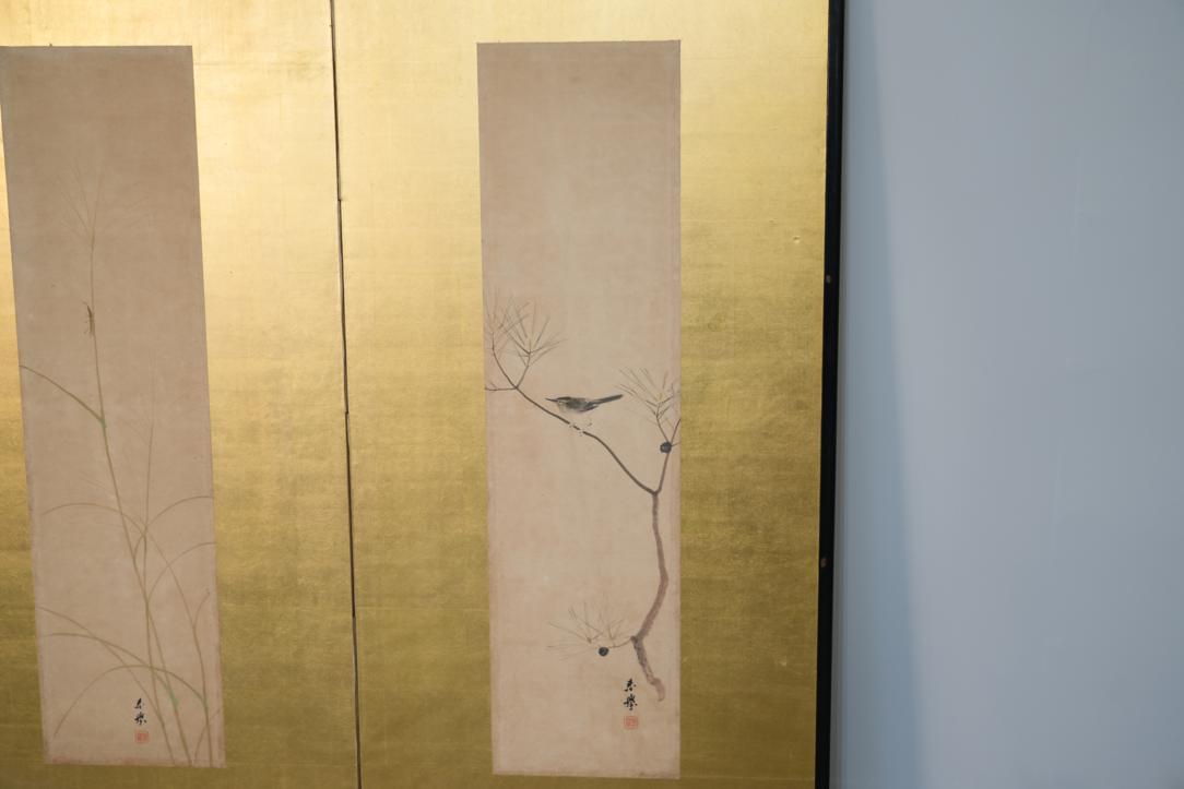 Japanese Antique 2 panel screen