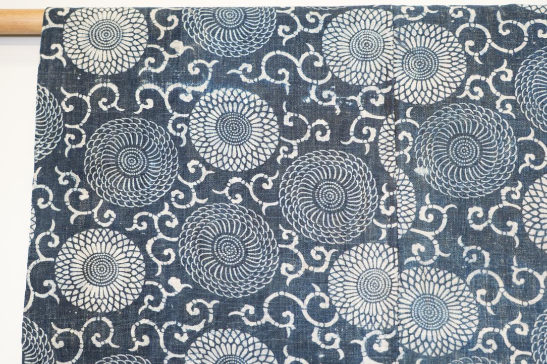 Japanese indigo-dyed futon cover Length:1470mm - Image 7