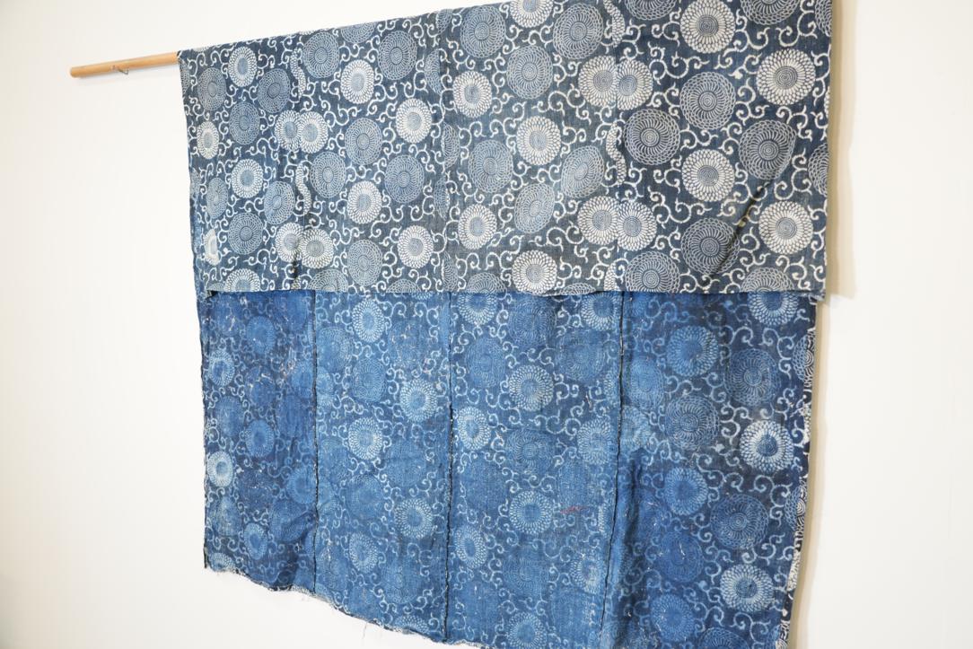 Japanese indigo-dyed futon cover Length:1470mm - Image 4