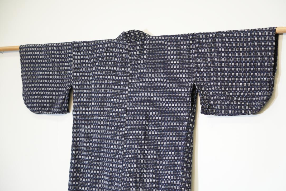 Indigo Cotton Haori Jacket - Image 3