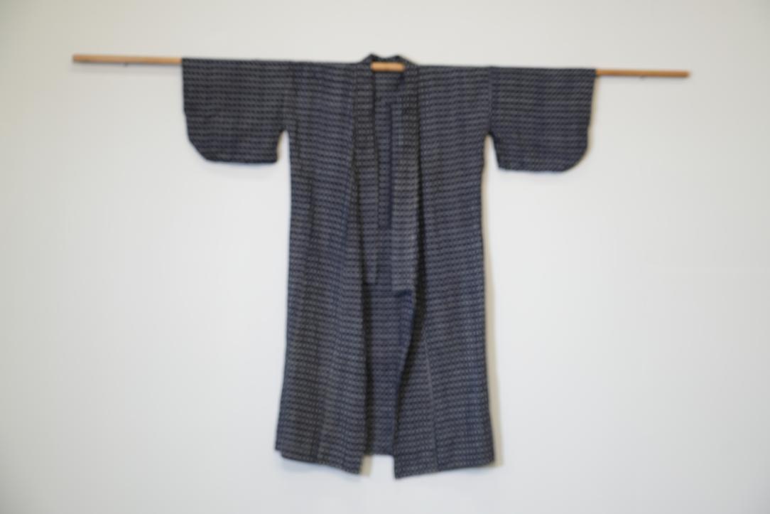 Indigo Cotton Haori Jacket - Image 7