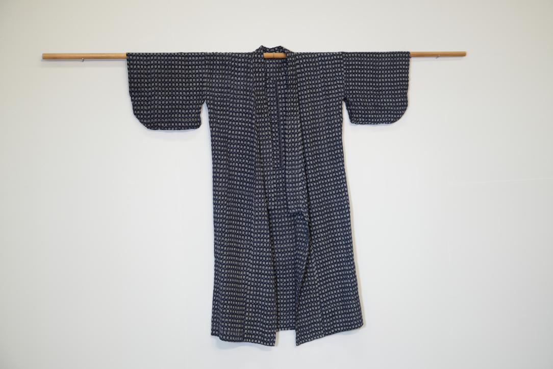 Indigo Cotton Haori Jacket - Image 4