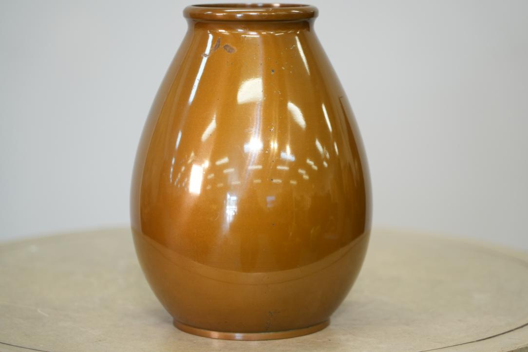 Japanese Bronze Koi Vase Height:245mm - Image 6