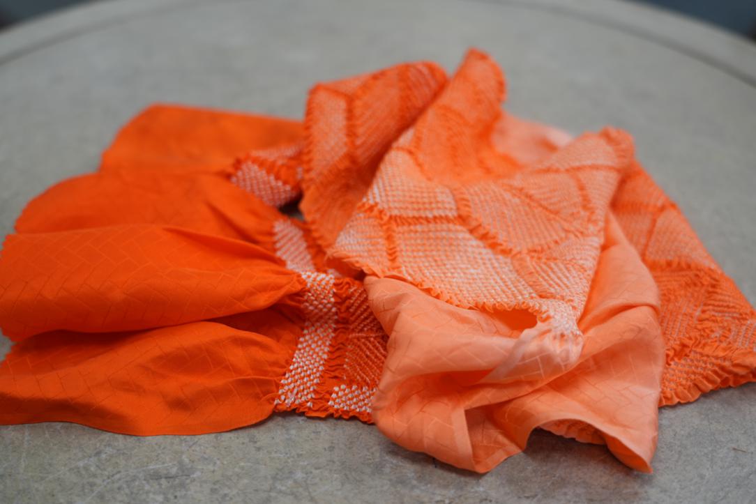 Japanese Silk Shibori Scarf