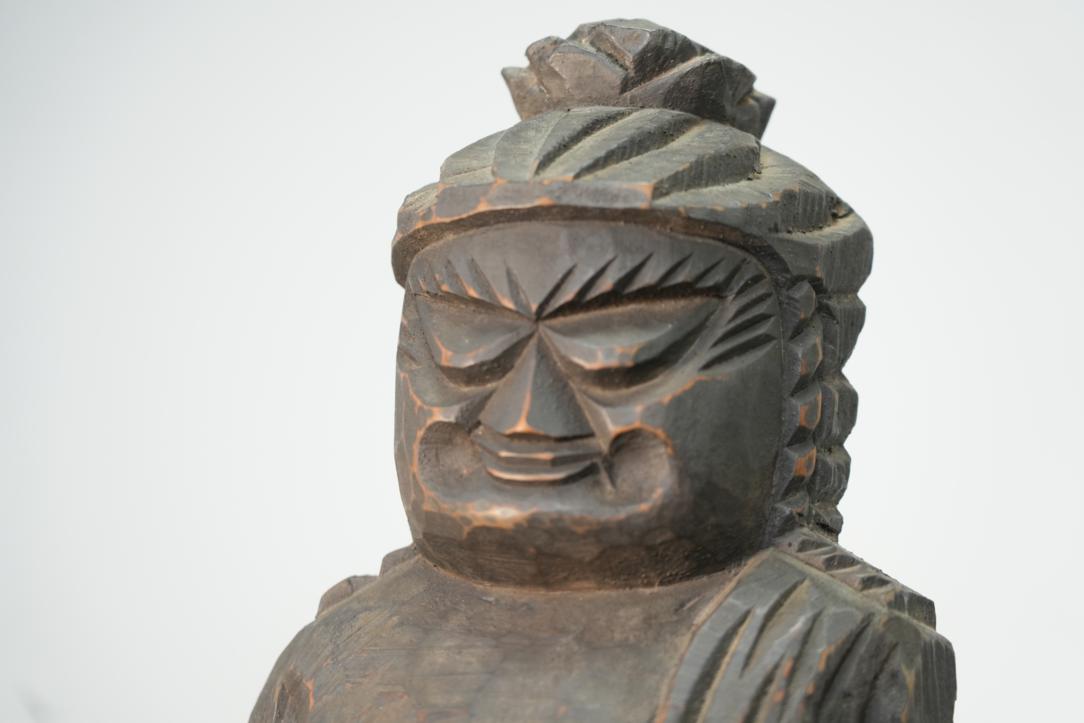 Enku Inspired Carved Monk Height:780mm - Image 2