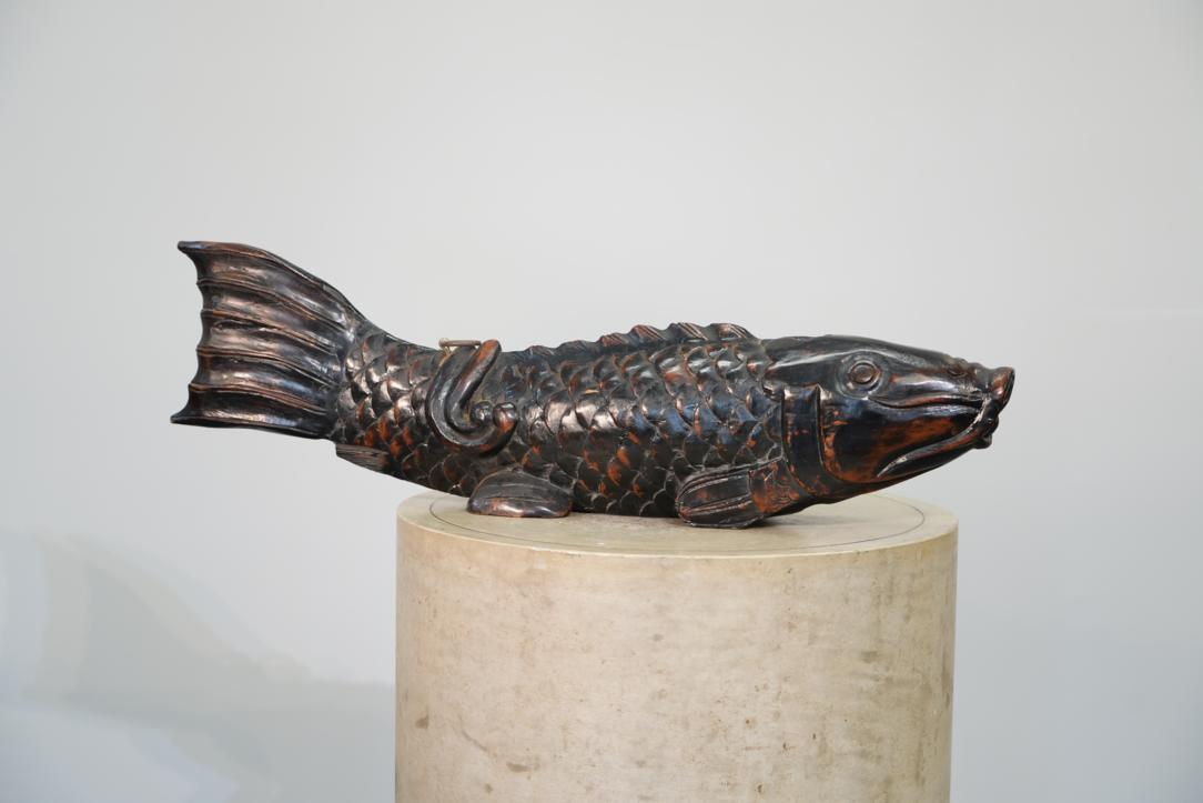 Japanese Lacquered Koi Sculpture Width:910mm