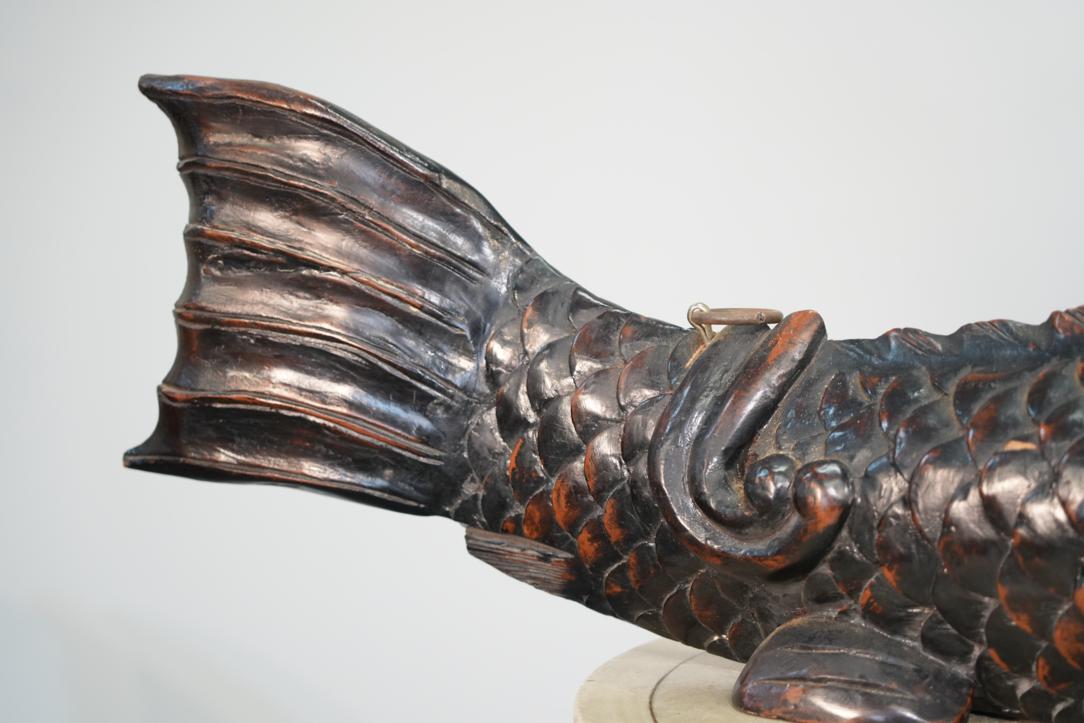 Japanese Lacquered Koi Sculpture Width:910mm - Image 6
