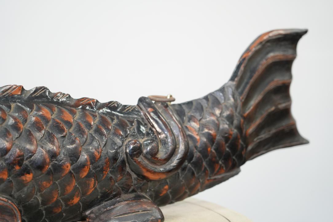 Japanese Lacquered Koi Sculpture Width:910mm - Image 4